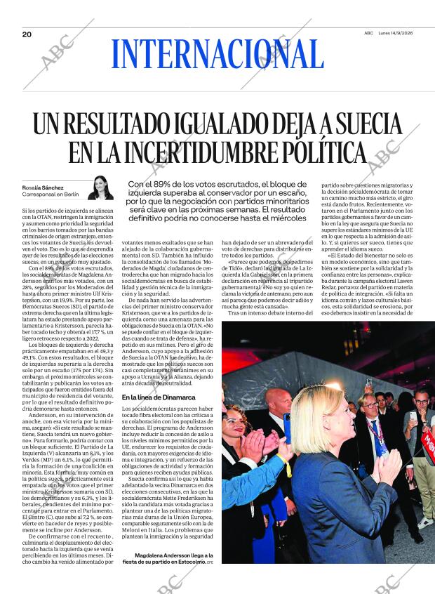 ABC MADRID 14-09-2026 página 20