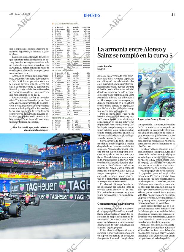 ABC MADRID 14-09-2026 página 31