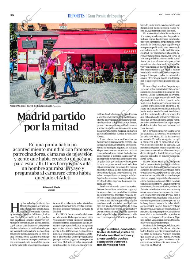 ABC MADRID 14-09-2026 página 36