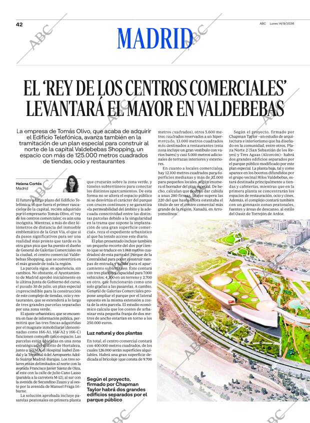 ABC MADRID 14-09-2026 página 42