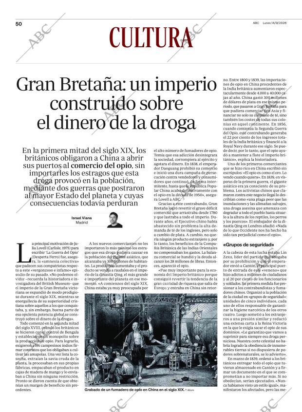 ABC MADRID 14-09-2026 página 50