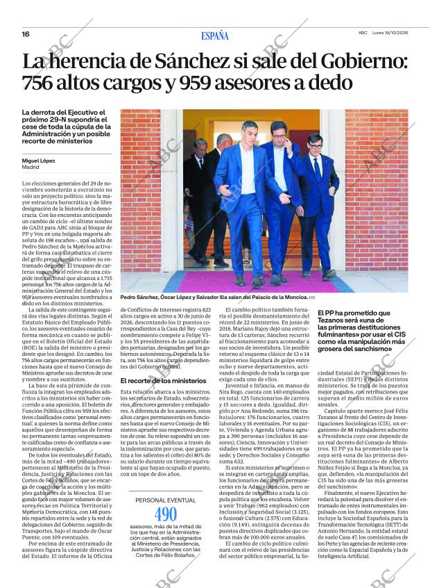 ABC MADRID 19-10-2026 página 16