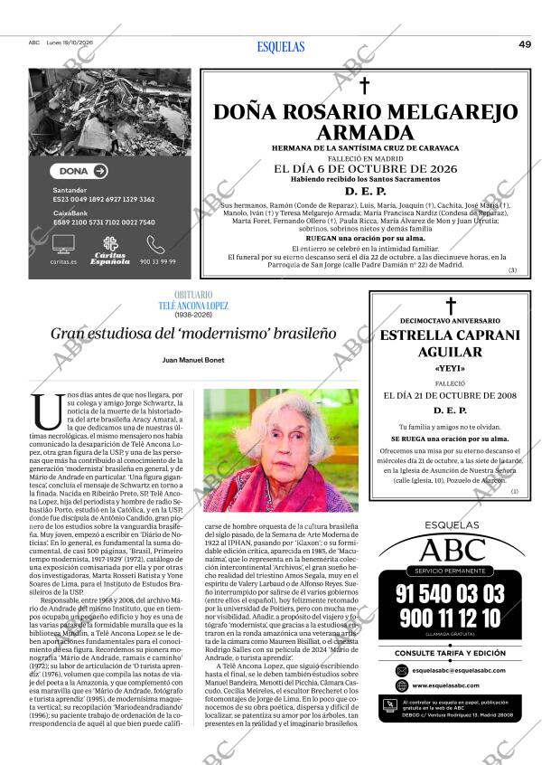 ABC MADRID 19-10-2026 página 49
