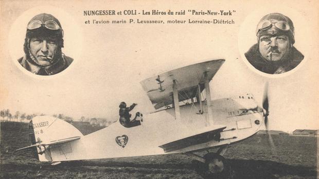 «El Pájaro blanco» en abril de 1927