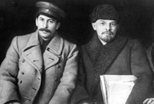 Joseph Stalin y Lenin, en 1919