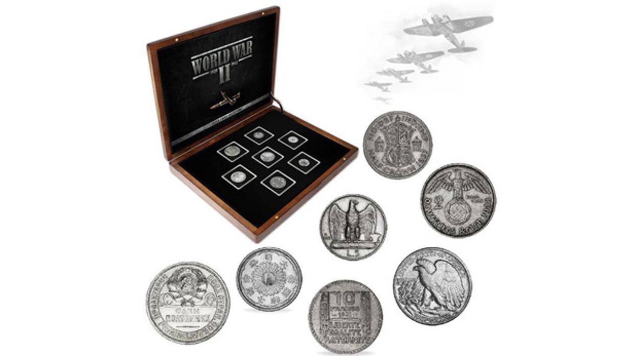 Quieres ganar una exclusiva colección de monedas de plata de la II Guerra  Mundial?