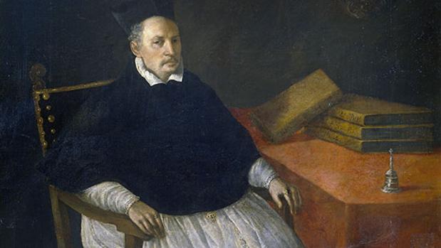 Retrato de Diego de Deza realizado por Zurbarán.