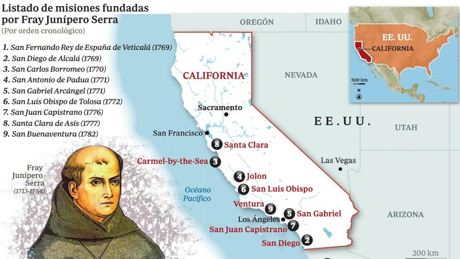 Mapa De Las Misiones En California Ruta De Las Misiones En Baja