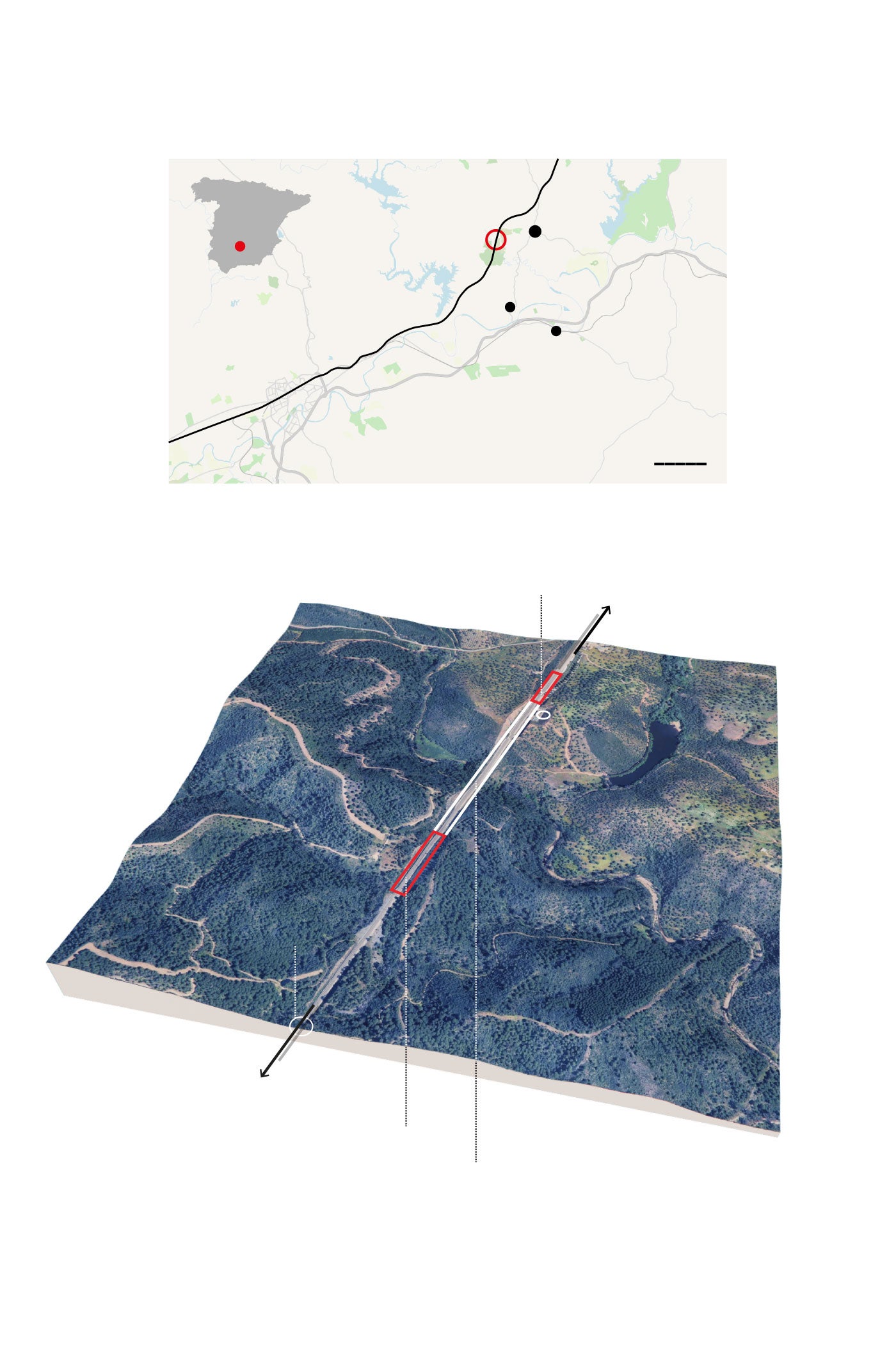 Mapa y detalles del accidente de tren en Adamuz, Córdoba