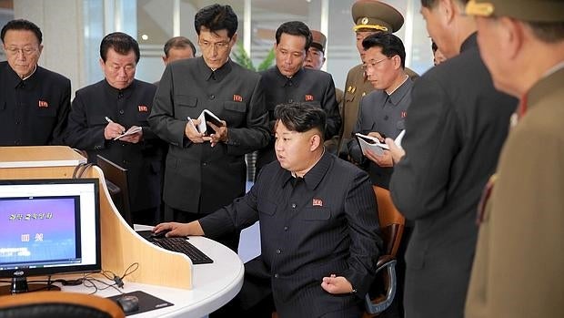 Kim Jong-un, durante un acto