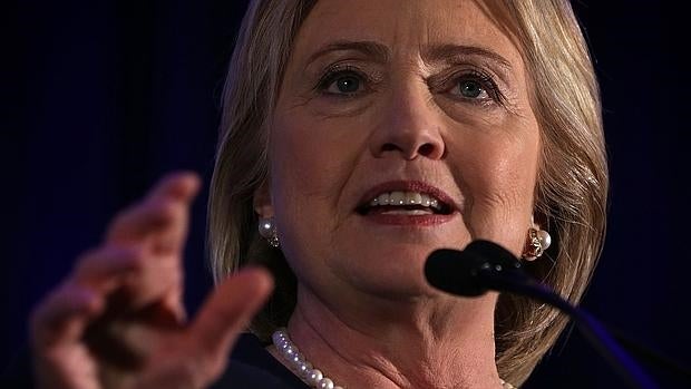 Hillary Clinton, en un mitin de su campaña