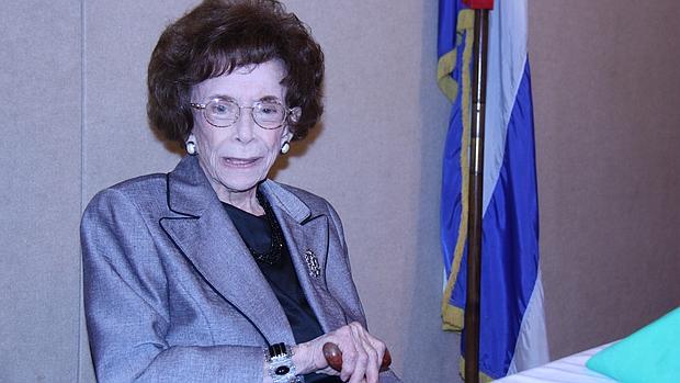 Leonor Ferreira durante su encuentro con ABC