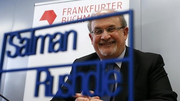 Salman Rushdie en la feria del libro de Francfurt el pasado mes de octubre