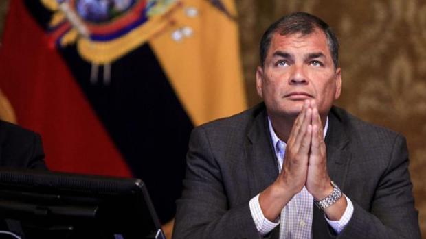 El presidente de Ecuador, Rafael Correa