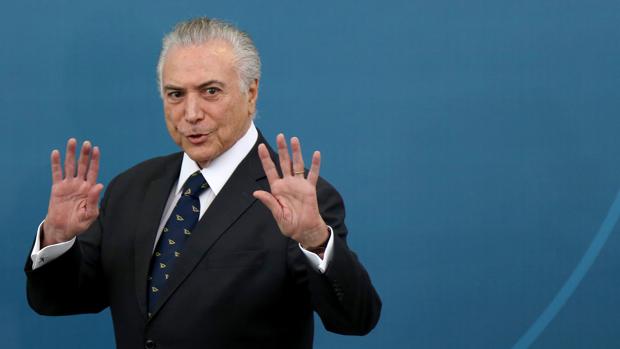 Michel Temer, presidente de Brasil