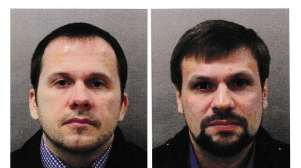 Alexander Petrov (izquierda) y Ruslan Boshirov (derecha)