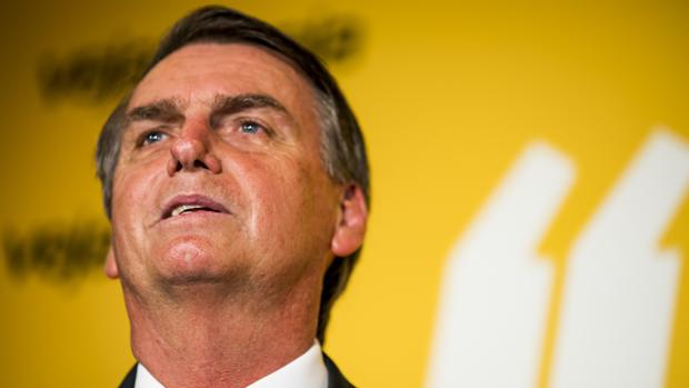Jair Bolsonaro, líder en las encuestas en primera vuelta