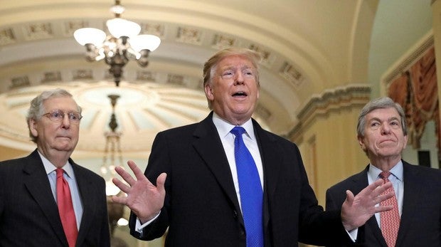 El presidente Donald Trump, durante una comparecencia ante la prensa esta semana