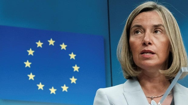 La jefa de la diplomacia europea, Federica Mogherini