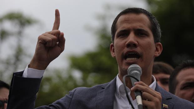 El presidente encargado de Venezuela, Juan Guaidó