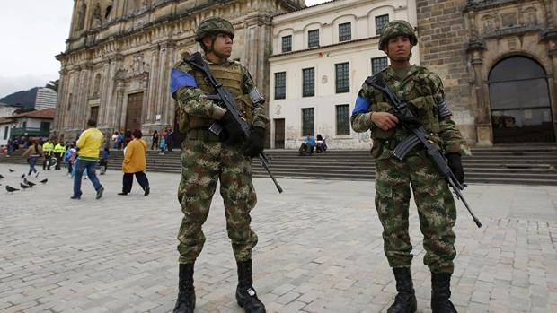 Miembros del ejército de Colombia