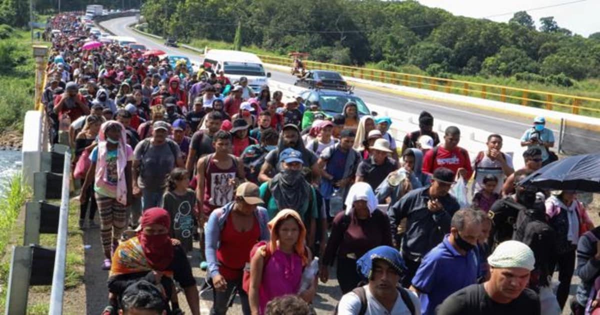 Una caravana con 6.000 inmigrantes se dirige a Ciudad de M xico