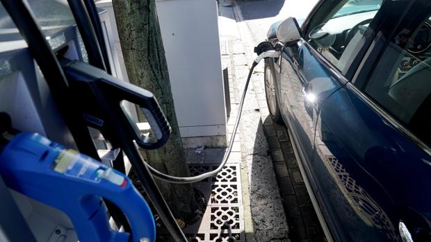 Un punto de recarga en Bilbao