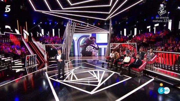 Un momento de la gala de este jueves de «Gran Hermano»