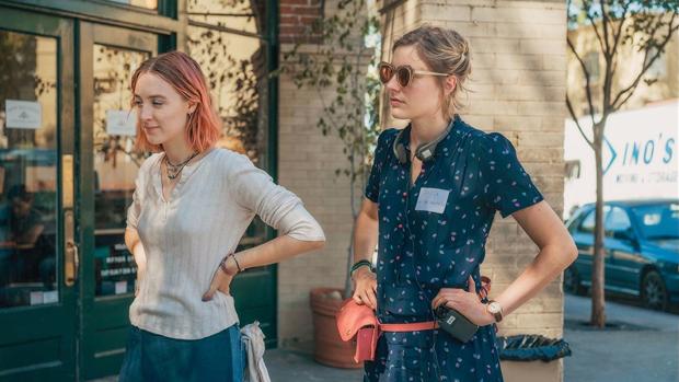 Saoirse Ronan y Greta Gerwig, protagonista y directora de «Lady Bird»