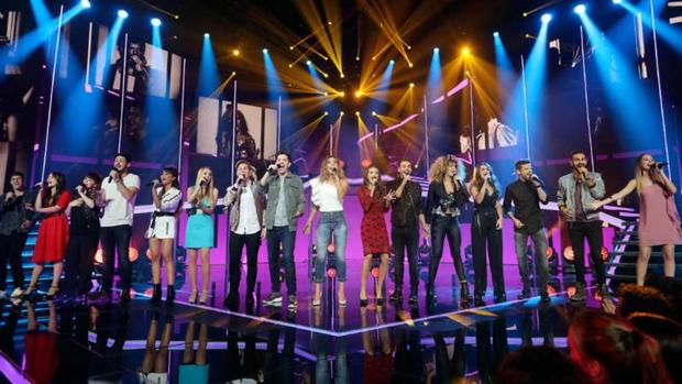 Un momento de la gala de este lunes de «Operación Triunfo»