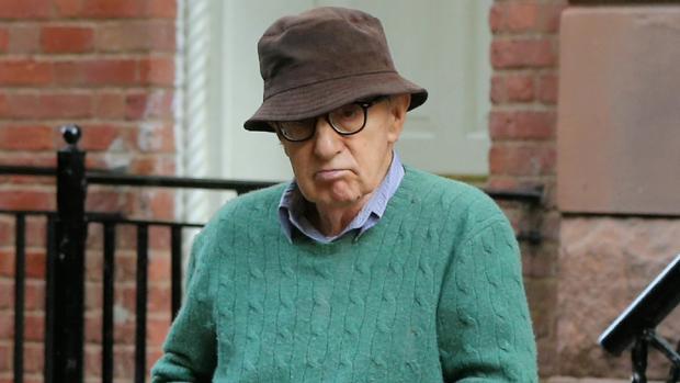 Woody Allen, en un descanso del rodaje de su último filme