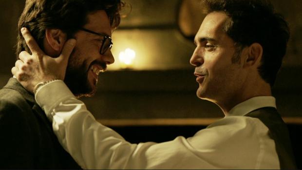 El Profesor (Álvaro Morte) y Berlín (Pedro Alonso), en «La casa de papel»