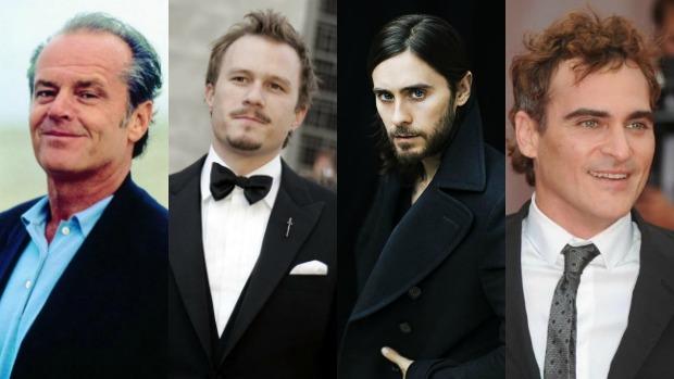 Jack Nicholson, Heath Ledger, Jared Leto y Joaquin Phoenix (de izquierda a derecha)