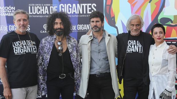 Emilio Aragón, Ara Malikian, Hernán Zin y Carlos Vega