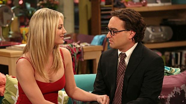 Penny y Leonard, dos de los protagonistas de «The Big Bang Theory»