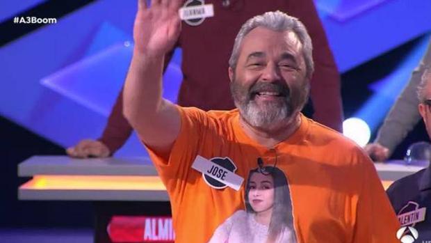 José Pinto, durante uno de los programas de «¡Boom!» (Antena 3)