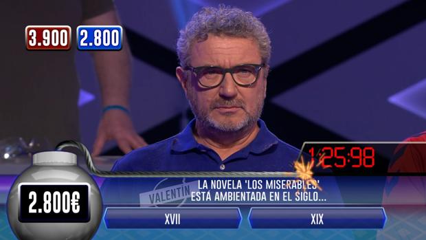 Valentin, este lunes en «¡Boom!»