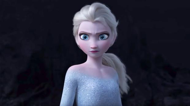 Elsa durante un fotograma del tráiler de «Frozen 2»
