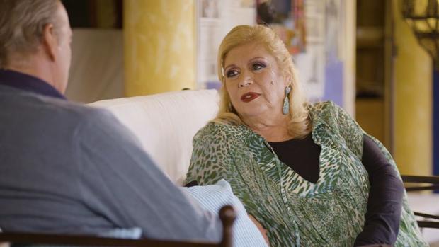 La cantante María Jiménez durante su entrevista en «Mi casa es la tuya»