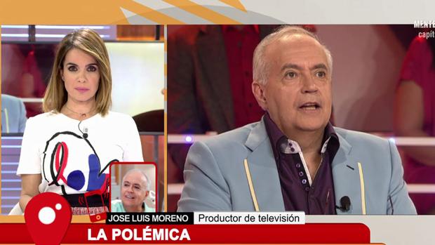 José Luis Moreno en su conversación con Carme Chaparro en «Cuatro al día»