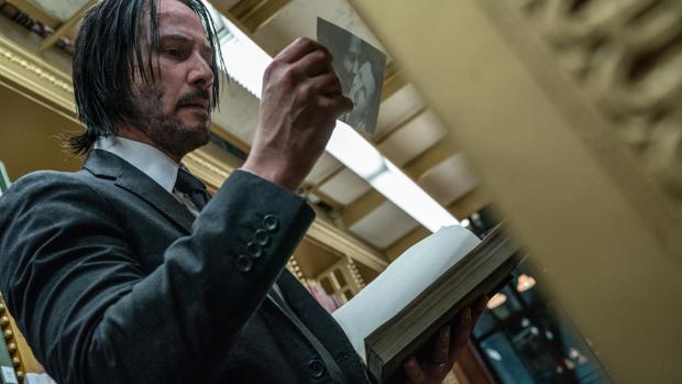 Escena de John Wick: Capítulo 3 Parabellum con Keanu Reeves