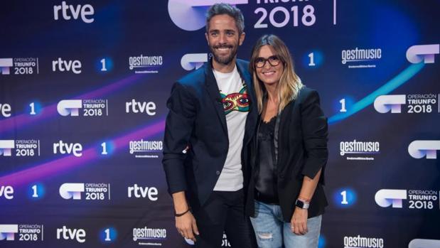 Roberto Leal y Noemí Galera en la presentación de «OT 2018»