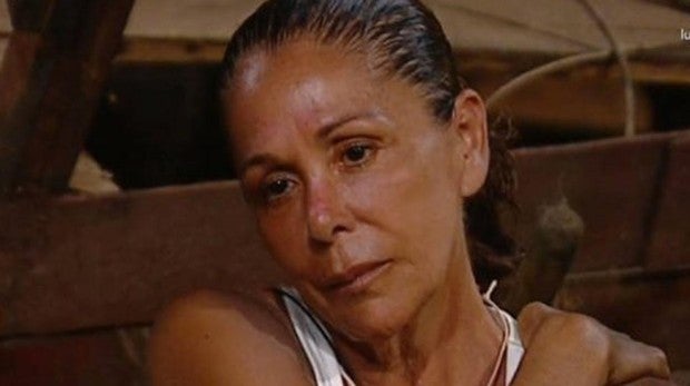 Isabel Pantoja, durante la emisión de Supervivientes