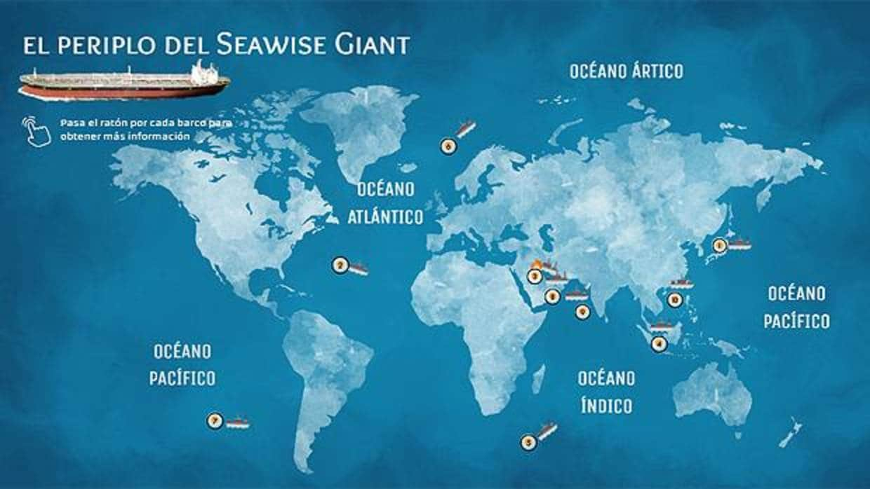 La increíble historia del Seawise Giant, el barco más grande jamás  construido