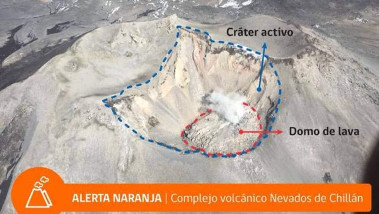 Alerta en el volcán Chillán, en Chile, por aumento de actividad