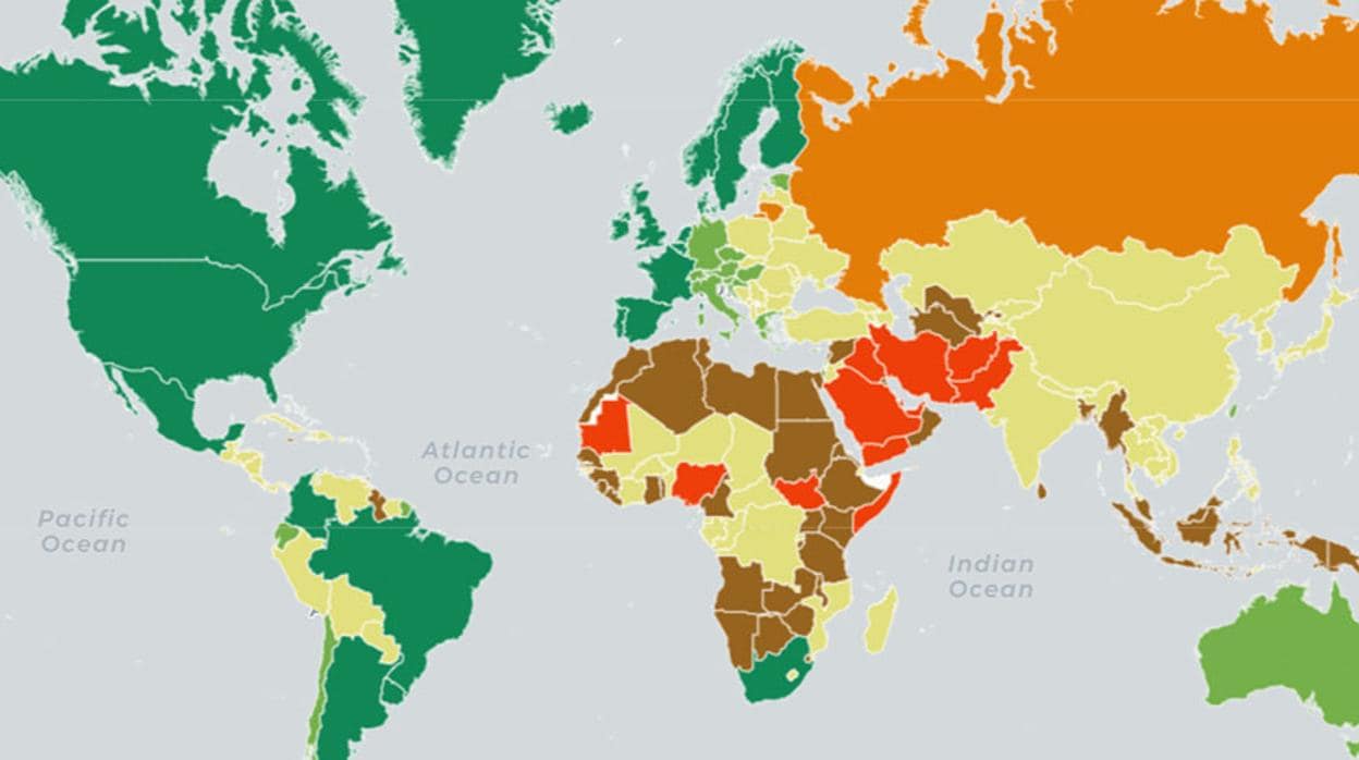 Resultado de imagen para imagenes paises que condenan la homosexualidad