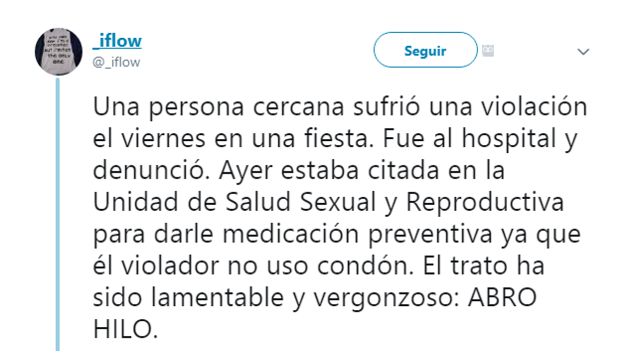 El hilo viral de Twitter que narra el trato vejatorio a una víctima de  agresión sexual que decide denunciar