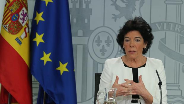 La portavoz del Gobierno, Isabel Celaá