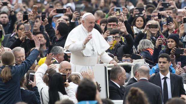 El Papa Francisco, esta mañana