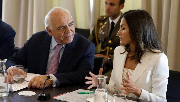 La Reina Letizia, esta semana en una reunión con el Patronato de la FAD